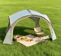 Tente de plage portable imperméable en tissu Oxford 210D avec revêtement argenté, facile à monter, pour le camping en extérieur - Vente en gros