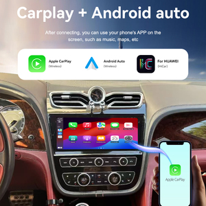 Zwnav 10.9 "Carplay cho <span class=keywords><strong>Bentley</strong></span> Bentayga 2016 2020 đài phát thanh xe hơi âm thanh đa phương tiện <span class=keywords><strong>Video</strong></span> Player GPS navigation Android Carplay - Product Image 4
