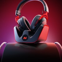 Casque de jeu Esports sans fil supra-auriculaire 2.4G quatre modes pour jeux FPS, localisation précise des ennemis, PUBG, compatible mobile et PC