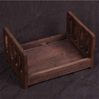Kinder bett Baby Fotos Kleine Holzbett Posen Baby Neugeborene Requisiten Fotografie Requisiten Baby Photo Studio Requisiten Fotos
