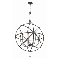 Lustre moderne minimaliste en forme de sphère, cage en fer forgé, hauteur réglable, lampe suspendue au plafond pour salon, décoration d'hôtel