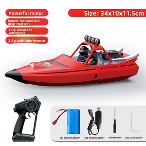 Modello di Motoscafo ad Alta Velocità con Turbina a Reazione, Elettrico in Resina, Alta Potenza, Anti-Ribaltamento, <span class=keywords><strong>Regalo</strong></span> per Ragazzi, Modello con Elica 725 - Product Image 6