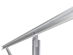 Support de montage de panneau solaire en alliage d'<span class=keywords><strong>aluminium</strong></span> à <span class=keywords><strong>double</strong></span> renfort, configuration en ligne à poteau unique, pour utilisation sur <span class=keywords><strong>toit</strong></span> ou au <span class=keywords><strong>carport</strong></span>, résistant aux fort vents - Product Image 6