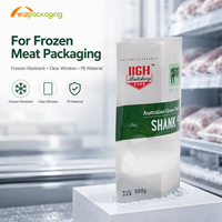 Kantong Kemasan Makanan Berbarrier Tinggi Cetak Khusus untuk Daging Brisket Sapi, Vacuum Pouch Food Grade 400g