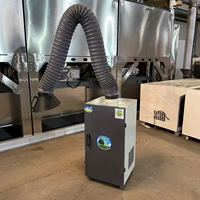 Extracteur de fumée industriel portable pour soudure, filtre de nettoyage d'air et collecteur de poussière