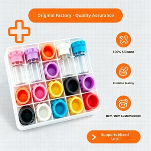 Tapa de silicona para ampolla de 3ml/5ml, a prueba de polvo, sellada, para botella de penilina, reutilizable, personalización al por mayor - Product Image 3