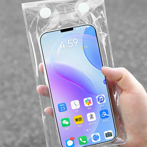Funda transparente impermeable para teléfono con carga para motociclistas, soporte para manillar de motocicleta, protección de pantalla táctil - Product Image 4