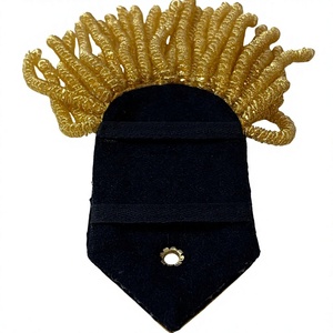Frange brodée sur mesure de haute qualité réutilisable pour uniforme, style classique, en tissu toile, avec épingle de sûreté, pour promotion et application - Product Image 2