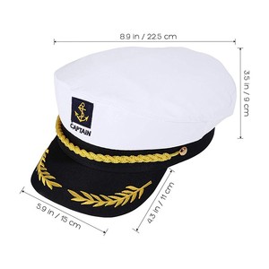 <span class=keywords><strong>Cappello</strong></span> da <span class=keywords><strong>Capitano</strong></span> Classico alla Moda Blu Navy per Yacht, Collezione Autunno 2026 - Il Più Venduto - Product Image 2