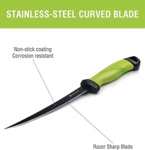 Offre Spéciale Couteau de Filetage Multifonctionnel Exclusif pour la Pêche, la <span class=keywords><strong>Chasse</strong></span> et les Activités de Plein Air, avec Manche de Golf, Tailles 5, 6, 7, 8 et 9 Pouces - Product Image 5