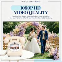 Livre d'or téléphonique antique FEIYAQI avec mémoire 32 Go et messagerie vocale - Cadeau de mariage