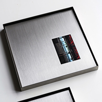 Usine Ludaye : Vente en gros et personnalisation de cadres photo en acier inoxydable 201, 6x8, 8x10, A3, A4, finition argent mat, décoration artistique