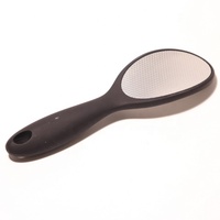 Kit de lime à pieds double face en acier inoxydable avec long manche – Éliminateur de peaux mortes et de callosités réutilisable – Outil de soin personnel tendance