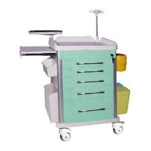 Fabrikant Op Maat Goedkope Medische <span class=keywords><strong>Trolley</strong></span> Abs Noodtrolley Met Slot Vijf Laden Ziekenhuis Verpleegwagen Crash Cart <span class=keywords><strong>Icu</strong></span> - Product Image 1