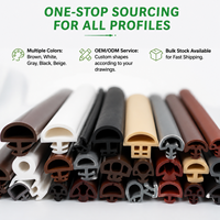Bande d'étanchéité en caoutchouc silicone TPE TPV de qualité supérieure pour l'étanchéité insonorisante des portes et fenêtres en bois des bâtiments commerciaux