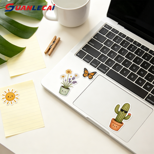 Custom Botanical Sticker Set Watercolor Wildflower <strong>Mushroom</strong> Cactus Plant Design Die Cut Art Stickers for Scrapbook Laptop Gift - Product Image 6