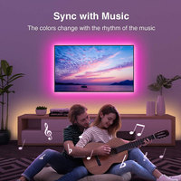 Tiras de Luces LED Joystar de 5M para Sincronización de TV con Retroiluminación RGB-IC Inteligente de 6W y Control por Interruptor USB, Tiras de Luces Sincronizadas con Cámara con Sensor AR