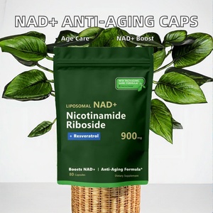 Cápsulas Liposomales de NAD+ Nicotinamida Ribósido al por Mayor, 80 Cápsulas, Antienvejecimiento, Belleza de la Piel, Quercetina, Resveratrol para Adultos - Product Image 2