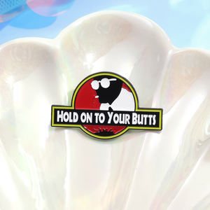 Sming Pins Hold on Your Butts Esmalte Pins Custom <span class=keywords><strong>Science</strong></span> <span class=keywords><strong>Fiction</strong></span> Adventure <span class=keywords><strong>Movies</strong></span> Broche inspirado Camisa Insignia de solapa - Product Image 4