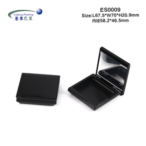 Étui plastique magnétique vide, compact et carré, 10 pièces, pour maquillage, étiquette privée, mallette pour poudre plastique - Product Image 2