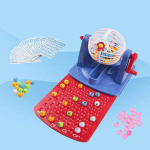 Jeu de bingo <span class=keywords><strong>loto</strong></span> personnalisé pour enfants, sports et loisirs, carte de bingo en plastique filaire avec boîte de couleur pour Facebook Play Toys - Product Image 2