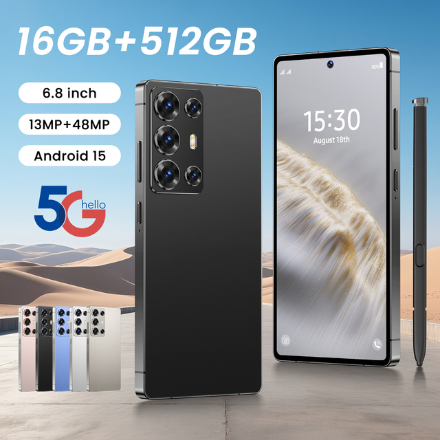 Kids Present S26 Ultra 16GB 1TB Sample Available 5G Smartphone Android 15 8000mAh Long Battery Life Dual SIM TF Educational