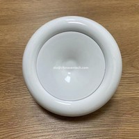 Soupape ronde de disque en métal de couleur blanche d'aération d'alimentation de conduit de plafond de CVC
