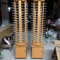 Étagère de présentation en bois pour magasin d'optique, pour lunettes et lunettes de soleil, présentoir pour montures de lunettes