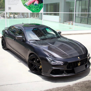 Lèvre avant en Fiber de carbone de haute qualité pour <span class=keywords><strong>Maserati</strong></span> Ghibli 14-16 mise à niveau pare-chocs avant menton Spoiler BodyKit - Product Image 3