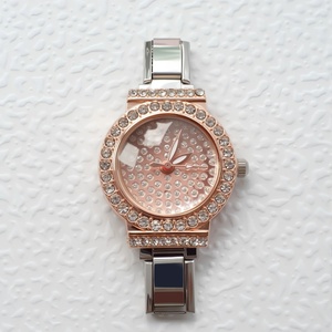 Hot Selling Ladies Quartz Watch Modular Charm Bracelet <b>Square</b> Diamond <b>Set</b> All Match DIY Watch Alloy European American Style - Product Image 3