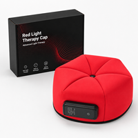 Topi Perawatan Rambut LED Merah 660nm 850nm, Perangkat Perawatan Kulit Kepala Isi Ulang, Pemasok Grosir Pabrik OEM ODM