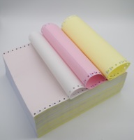 Papel Continuo sin Carbón NCR Personalizado OEM, Papel para Formularios de Computadora Multicolor y Multiplicado para Impresión de Facturas