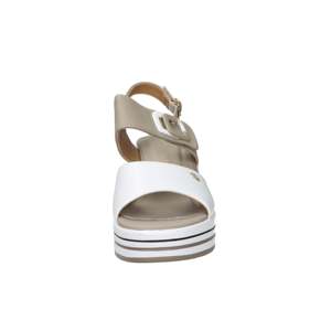 Sandalias de Plataforma Donna Serena para Mujer, Color Blanco, Tacón de 7 cm, Talla 35 - Product Image 3