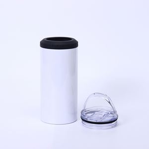 Vaso Térmico Recto de Acero Inoxidable de 14 oz para Sublimación, con Aislamiento al Vacío, Tapa Doble y Abrebotellas - Product Image 5