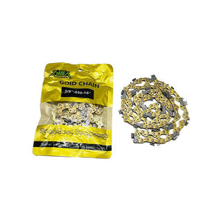 Factory Wholesale 16-inch 59-Section Gold-Plated Household Electric Chainsaw Chains Durable Logging <b>Saw</b> <b>Blade</b> for Gasoline <b>Saws</b> - Product Image 2