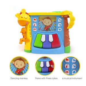 Children Center <strong>Activity</strong> <strong>Cube</strong> With Counting Beads Animal Sounds Cognitive Growth Baby Gift High Quality Material Set - Product Image 2