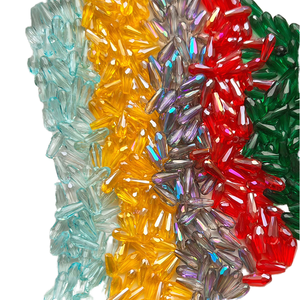 Accesorios de Joyería de Alta Calidad, Gotas de Agua de Vidrio Multicolores de 4*9mm para Decoración de Puertas - Product Image 3