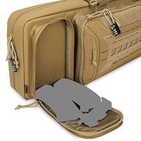 Sac de transport tactique grande capacité, style sac à dos long pour l'airsoft, la chasse, l'entraînement et la logistique tactique en extérieur