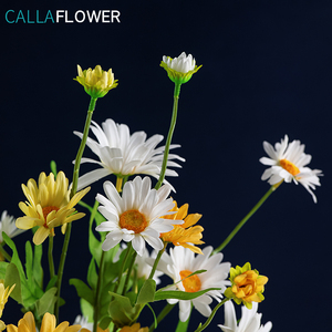 MW66785 margherita artificiale crisantemo fiori fiori primaverili composizioni floreali per casa tavolo interno vaso decorazione festa di nozze - Product Image 6