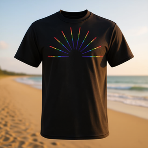 Débardeur T-shirt Rainbow Sunshine Burst – Catégorie Promotionnelle - Product Image 3