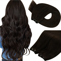 Extensions de cheveux pour femme de haute qualité, cheveux humains naturels, texture lisse, mèches blondes pour usage quotidien, événements et salons