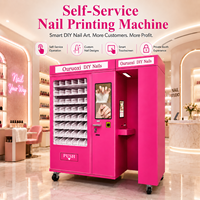 Distributeur automatique d'imprimantes à ongles IA modernes et innovantes pour centres commerciaux et diverses boutiques, prend en charge les API et les SDK