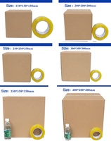 Boîtes en papier ondulées Recyclable, contenant personnalisé en papier, pour emballage, vente en gros, 5 pièces