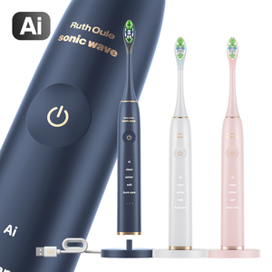 <span class=keywords><strong>Brosse</strong></span> <span class=keywords><strong>à</strong></span> dents électrique sonique rechargeable V10 avec écran LED intelligent, autonomie de 365 jours, 15 modes de nettoyage, logo personnalisé, <span class=keywords><strong>ultra</strong></span> silencieuse - Product Image 3