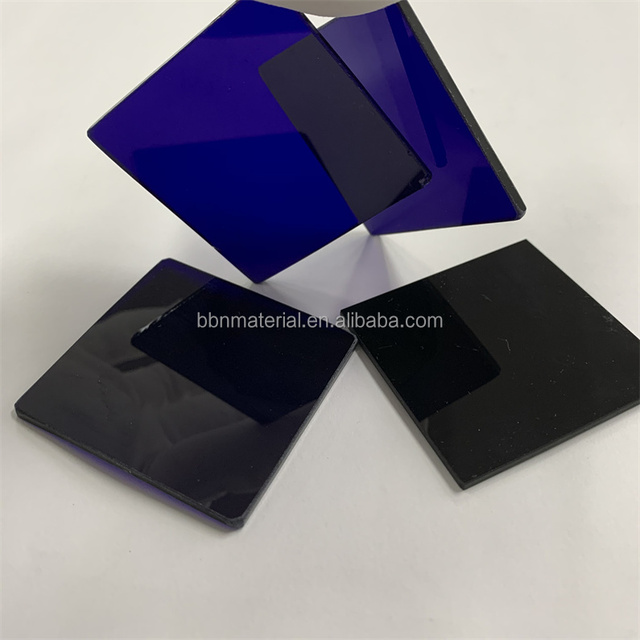 Uv Transmitting Filter Optical Glass ZWB1 ZWB2 ZWB3 Window Sheet