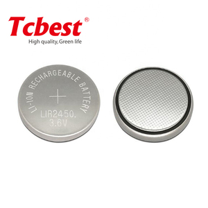 Lir2450h 200mAh 3.7V có thể sạc lại hình trụ Lithium <span class=keywords><strong>Ion</strong></span> nút di động pin cho smartwatches - Product Image 5