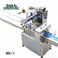 Machine d'emballage automatique pour petits sachets enveloppe, film, flow pack, mini tablettes, barres chocolatées, brownies