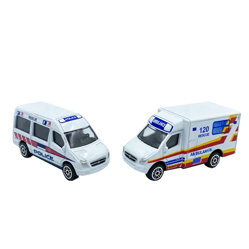 Camion De Police Blindé Miniature 1:32 - Alliage Métal, Moulé Sous Pression, Jouet Pour Enfants, Neuf