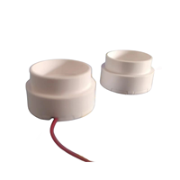 Alarme piézoélectrique passive blanche AT3017TL120MM à haut niveau sonore, buzzer 5V avec fil