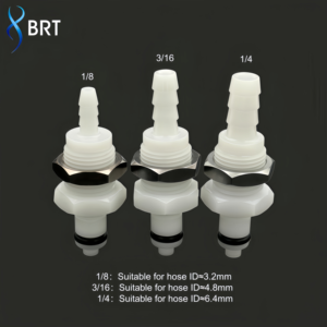 Válvula de Cierre de Plástico BRT de 1/4 y 1/8 Pulgadas, Acoplamiento Rápido para Desconexión de Tuberías, Conector de Manguera de 6mm y 4mm DI, Acoplamientos de Desconexión Rápida - Product Image 3